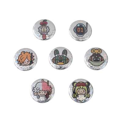 [One Piece] EGGHEAD Icon Mini Can Badge Dr. Vegapunk Set