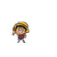 Luffy Pin (Pixelized Panda)
