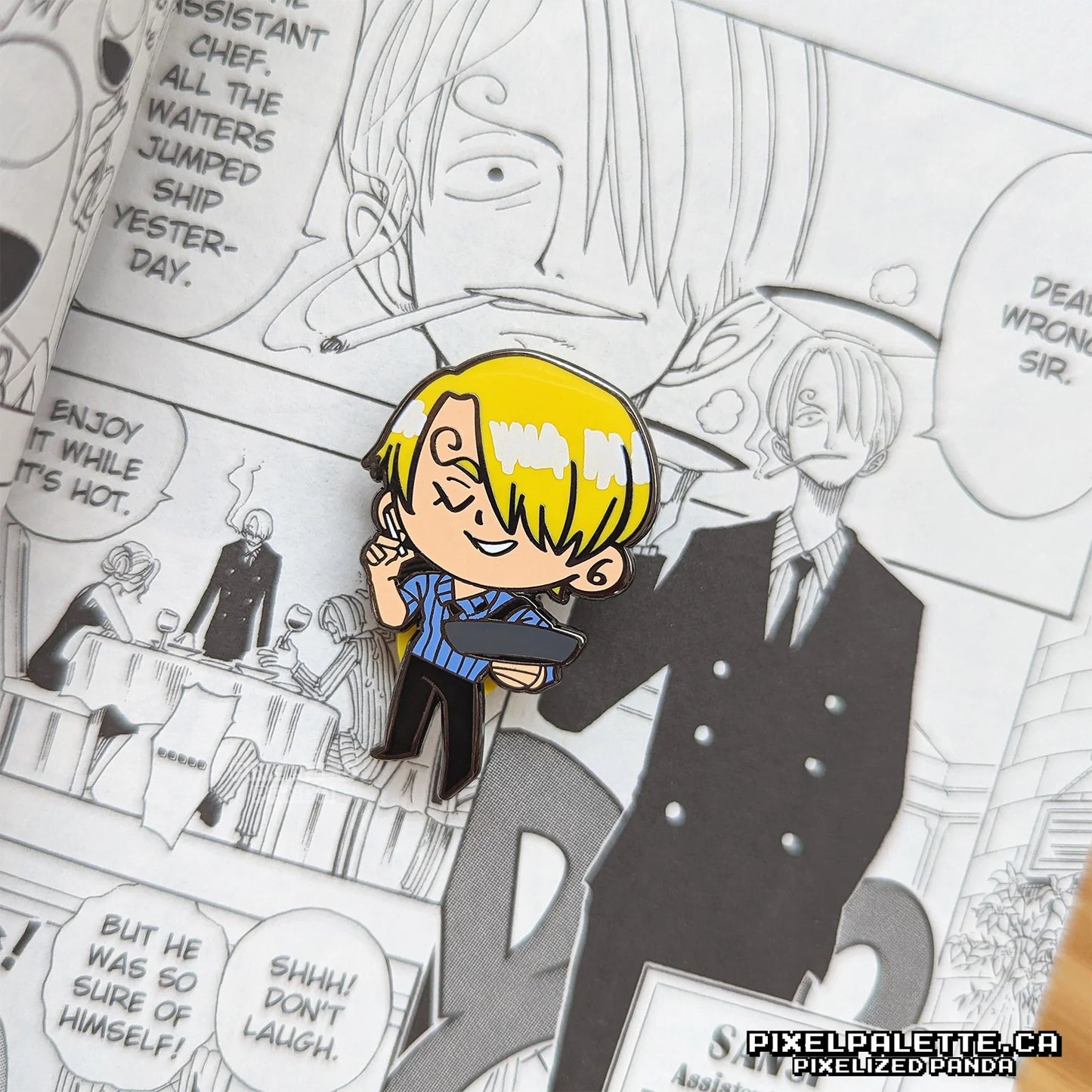 Sanji Pin (Pixelized Panda)