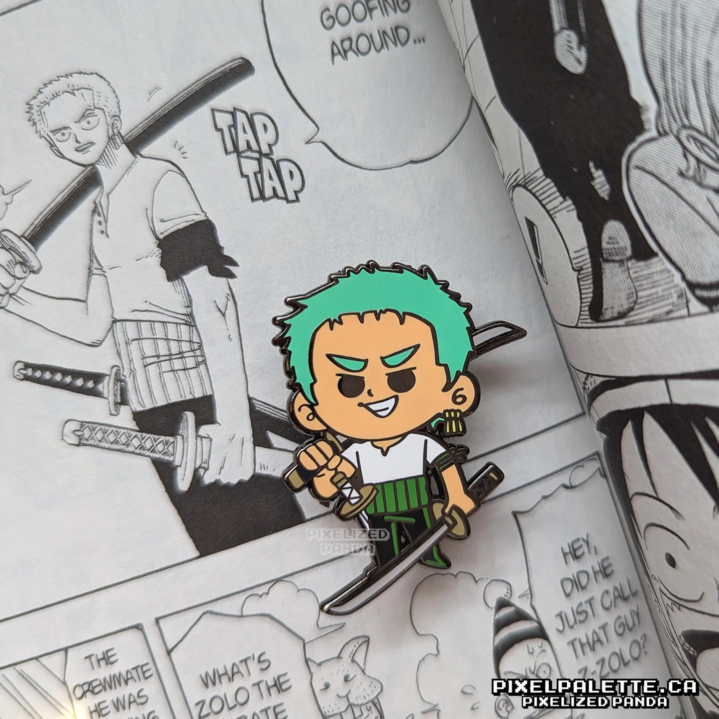 Zoro Pin (Pixelized Panda)