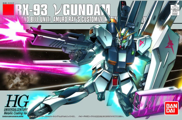 Bandai HGUC 1/144 RX-93 Nu Gundam Metallic Coating Ver.