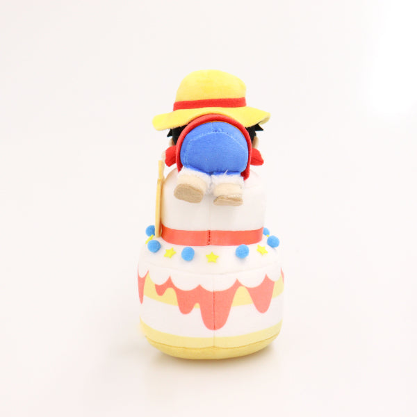 【One Piece】Birthday Cake Plush Toy Luffy