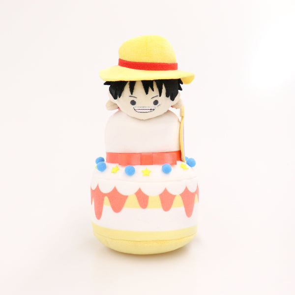 【One Piece】Birthday Cake Plush Toy Luffy