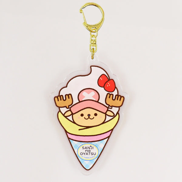 [One Piece] "SANJI no OYATSU" Strawberry Chopper Cream Crepe Acrylic Keychain