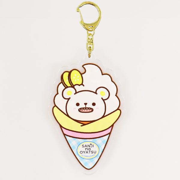 [One Piece] "SANJI no OYATSU" Banana Bepo Cream Crepe Acrylic Keychain