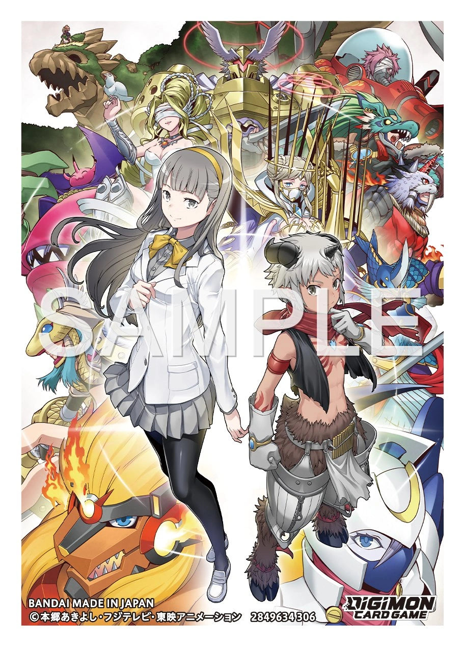 Digimon CG - Inori Misono & Aegiomon Sleeves