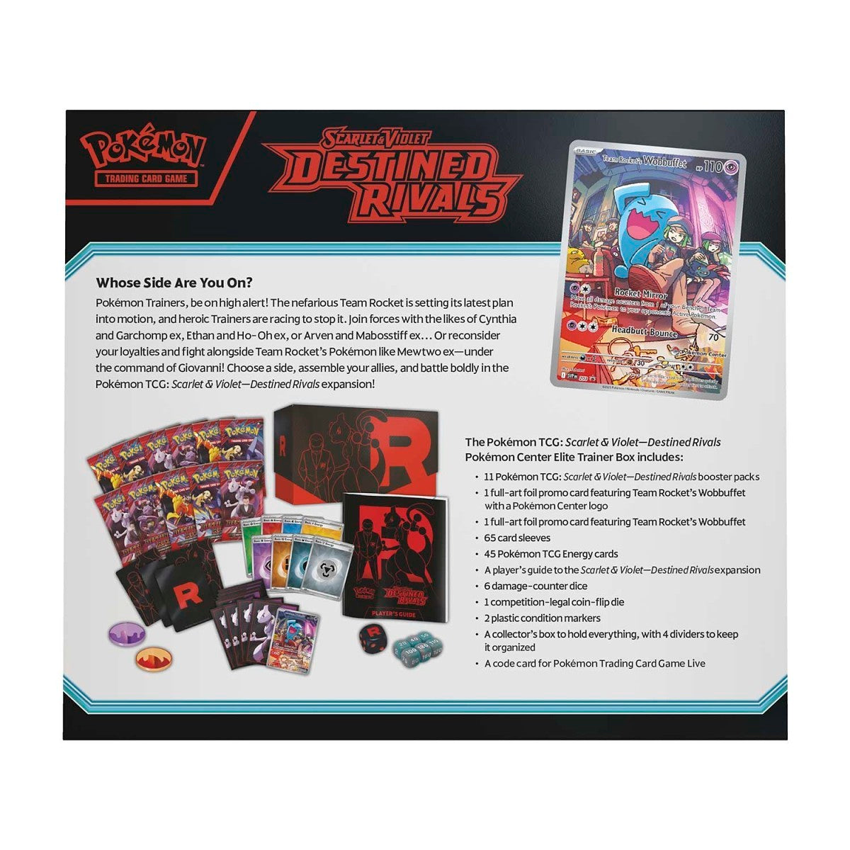 Pokémon TCG - Scarlet & Violet - Destined Rivals - Elite Trainer Box (Pokemon Center Exclusive)