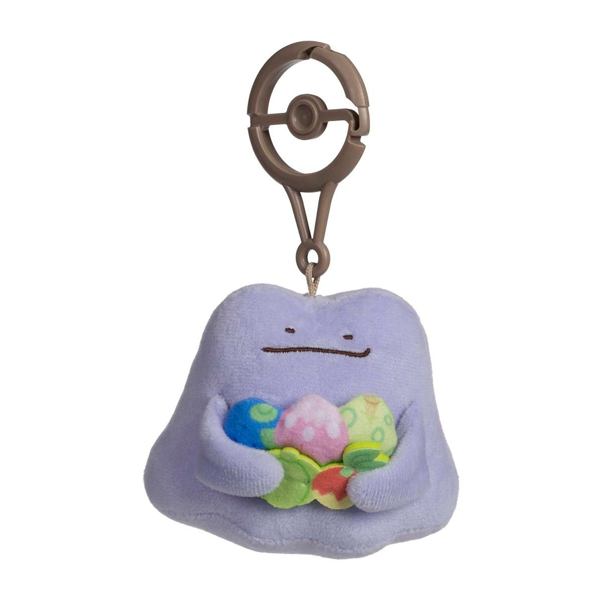 Ditto (Bold) Pokémon Natures Plush Key Chain (Pokemon Center China)