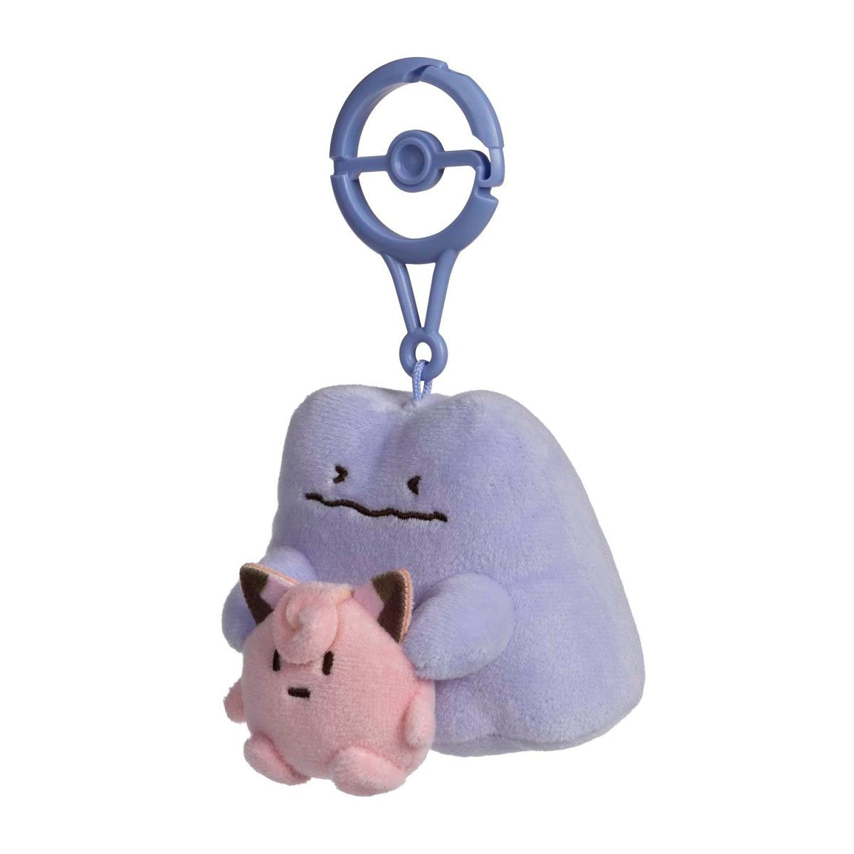 Ditto (Lonely) Pokémon Natures Plush Key Chain (Pokemon Center China)