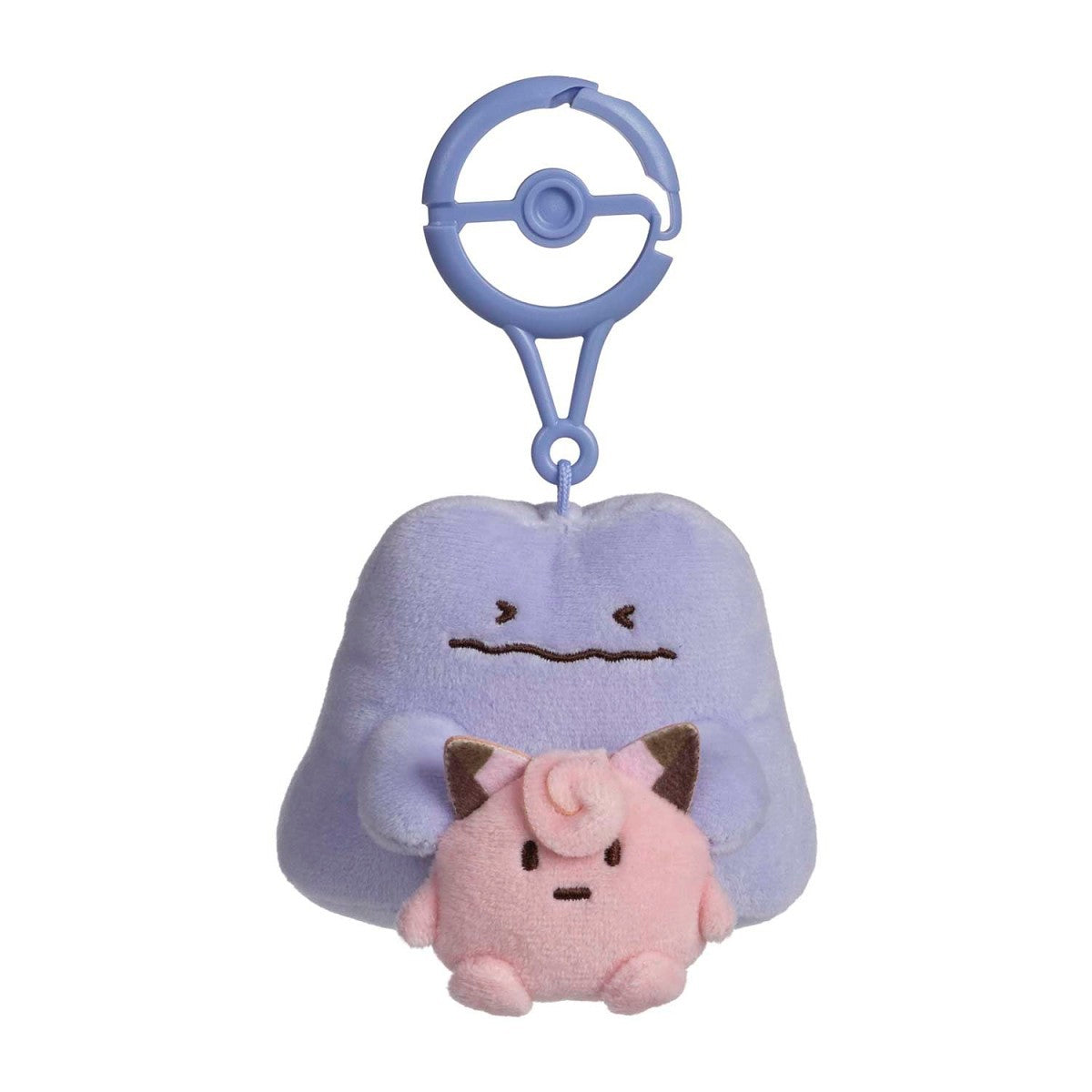 Ditto (Lonely) Pokémon Natures Plush Key Chain (Pokemon Center China)