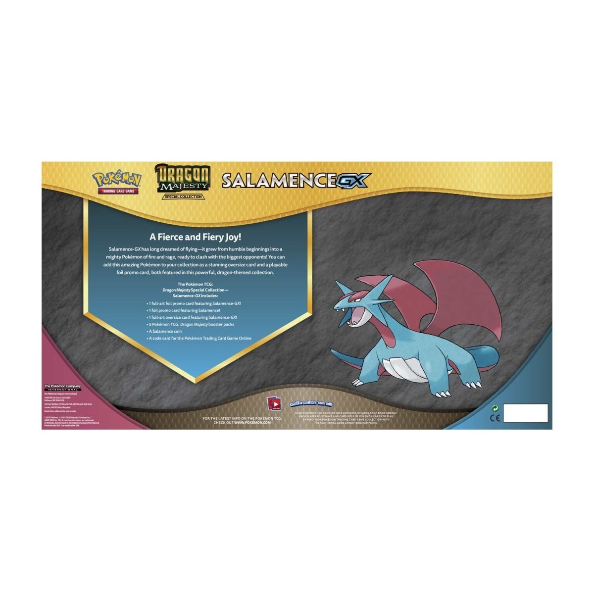 Pokémon TCG - Sun & Moon - Dragon Majesty - Salamence GX Special Collection