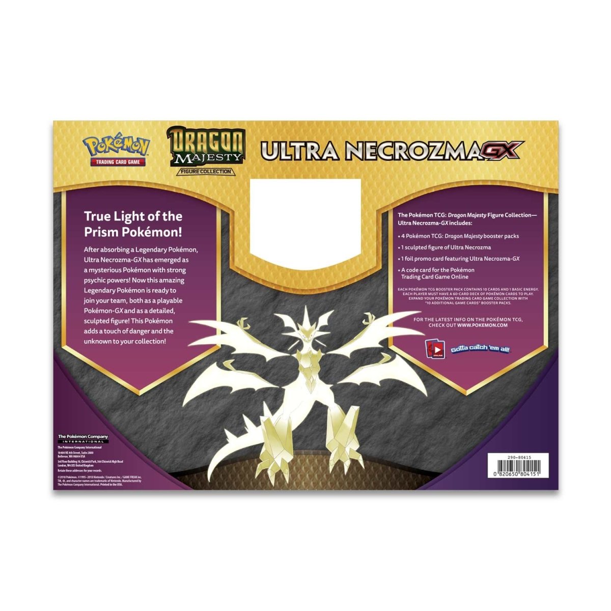 Pokmon - Sun & Moon - Dragon Majesty - Ultra Necrozma-GX Figure Colle Banana Games & Hobby Pokmon - Sun & Moon - Dragon Majesty - Ultra Necrozma-GX Figure Colle Banana Games & Hobby