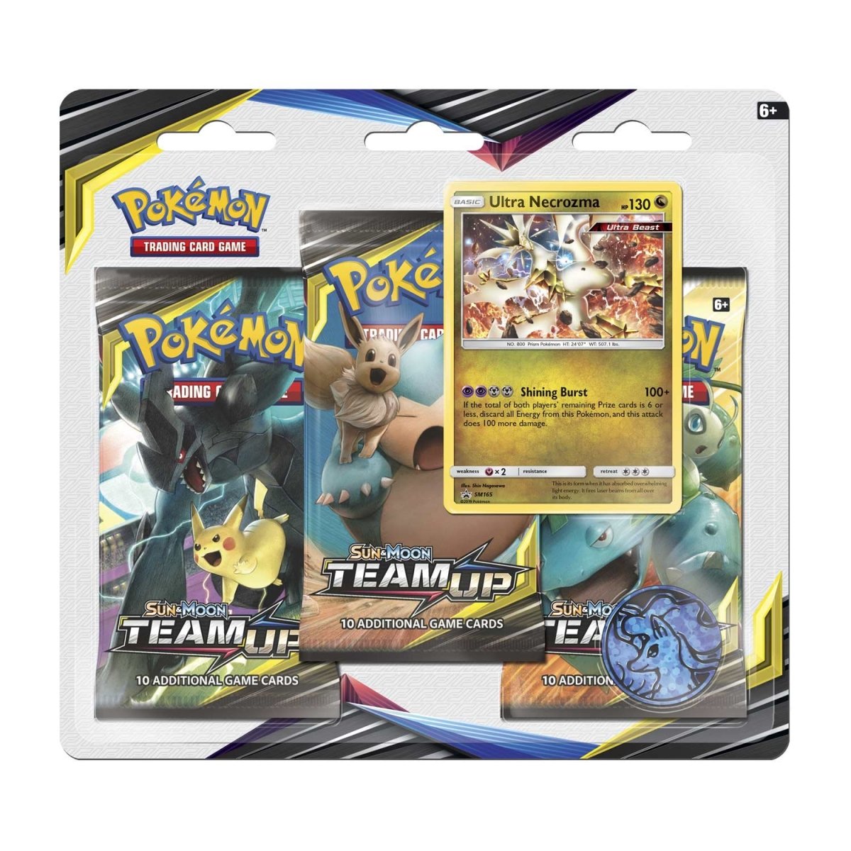 Pokémon TCG - Sun & Moon - Team Up - 3 Booster Packs