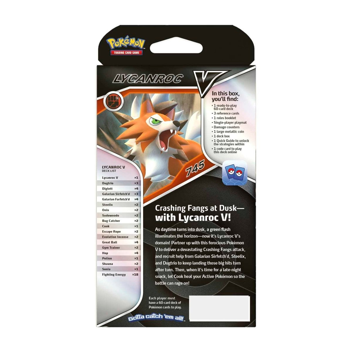 Pokémon TCG - Sword & Shield - V battle Deck (Lycanroc V)