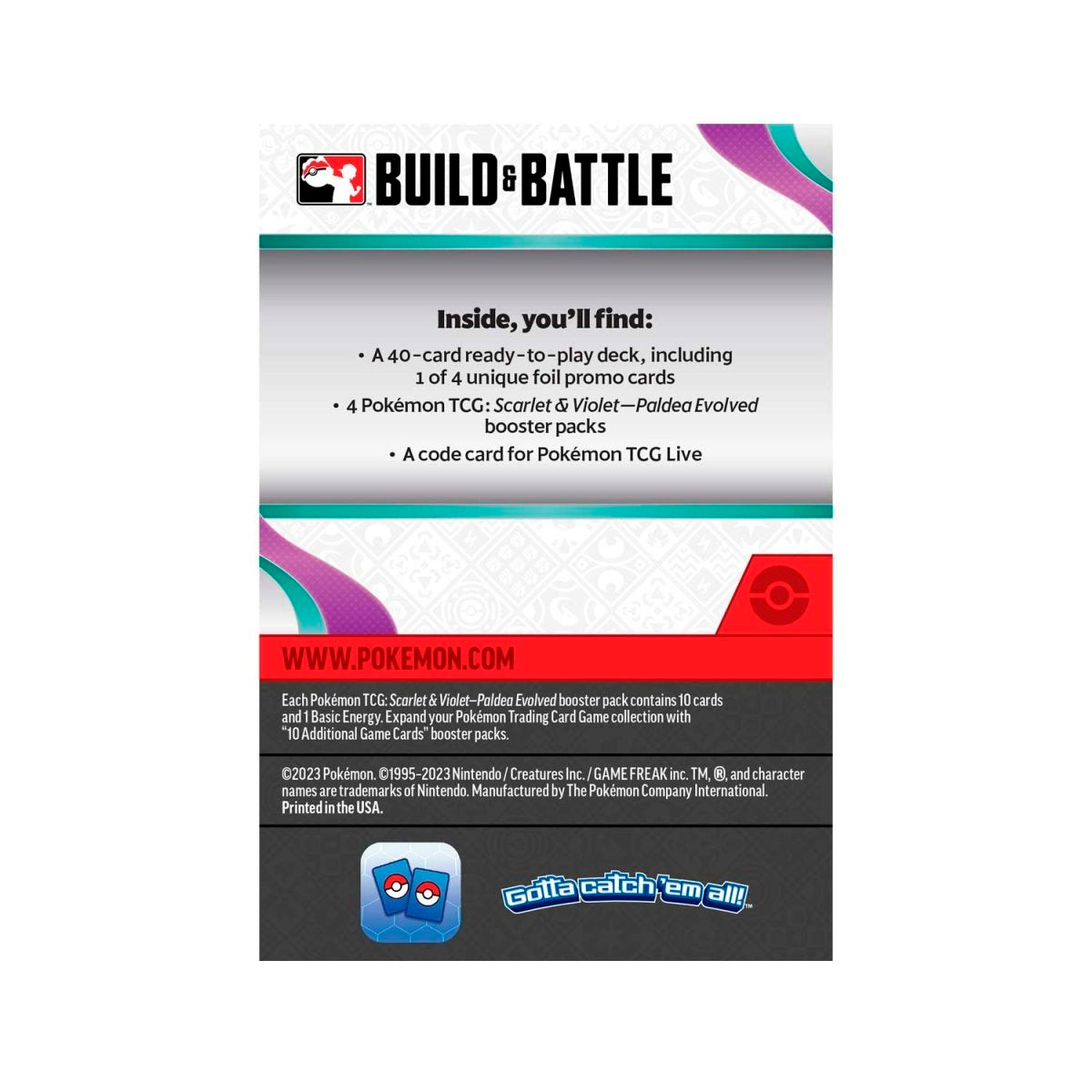 Paldea Evolved Build And Battle Kit