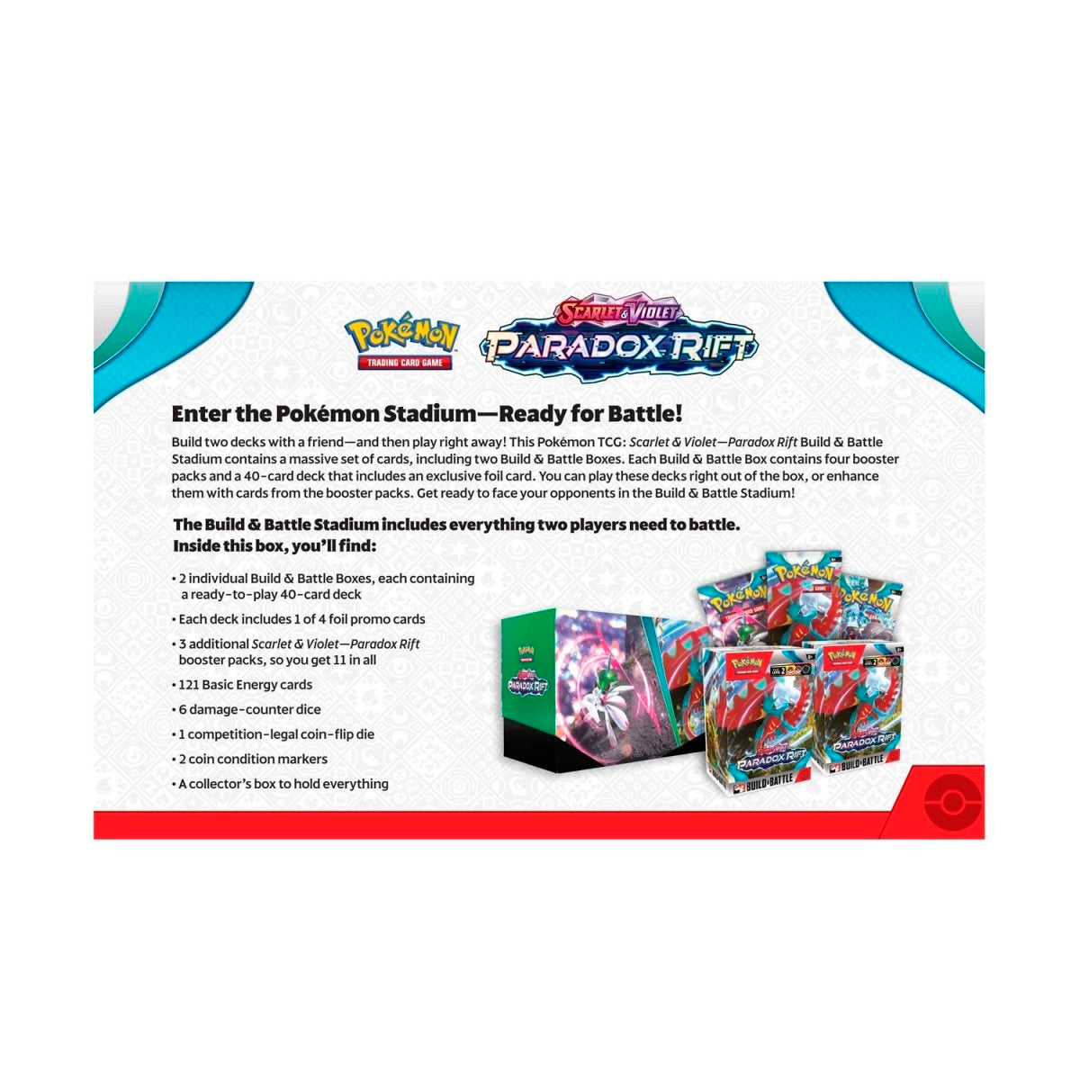 Pokémon TCG - Scarlet & Violet - Paradox Rift - Build And Battle Stadium