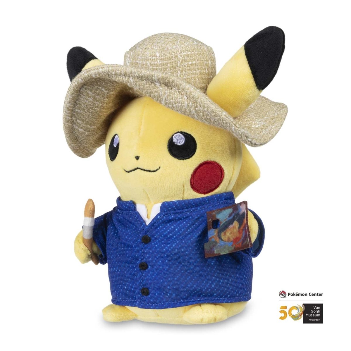Pikachu Plush: Pokemon Center x Van Gogh Museum