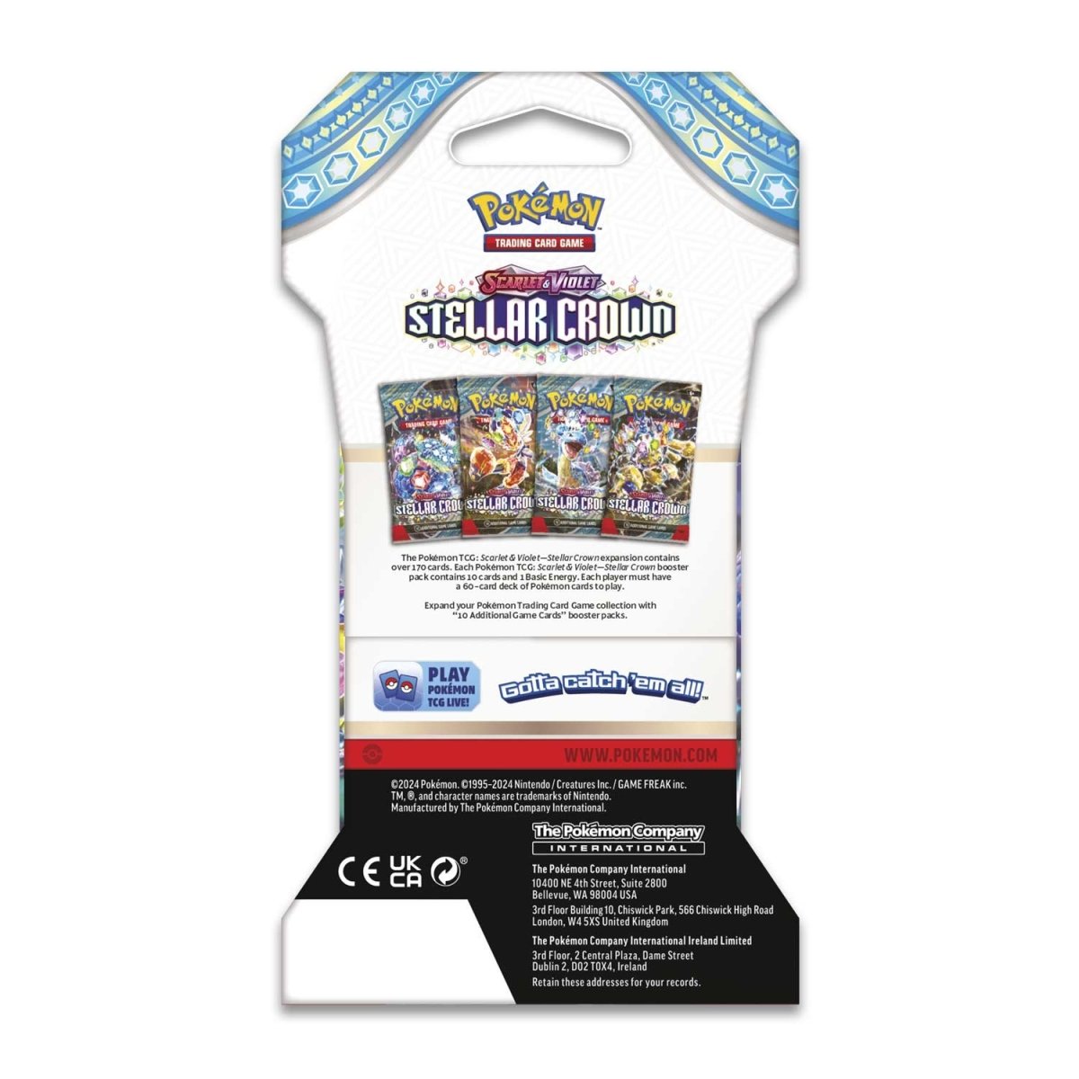 Pokémon TCG - Scarlet & Violet - Stellar Crown - Sleeved Booster