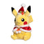 Christmas Pikachu Holiday Plush (Pokemon Center)