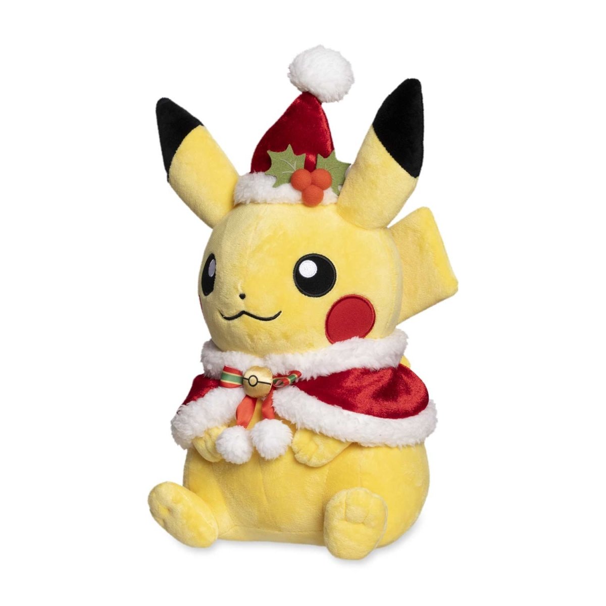 Christmas Pikachu Holiday Plush (Pokemon Center)