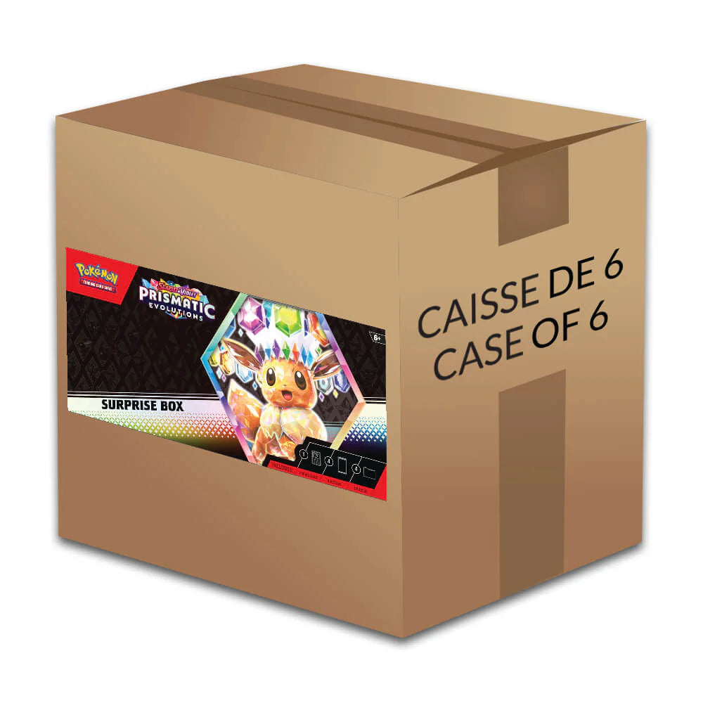 Pokémon TCG - Scarlet & Violet - Prismatic Evolutions - Surprise Box Sealed Case