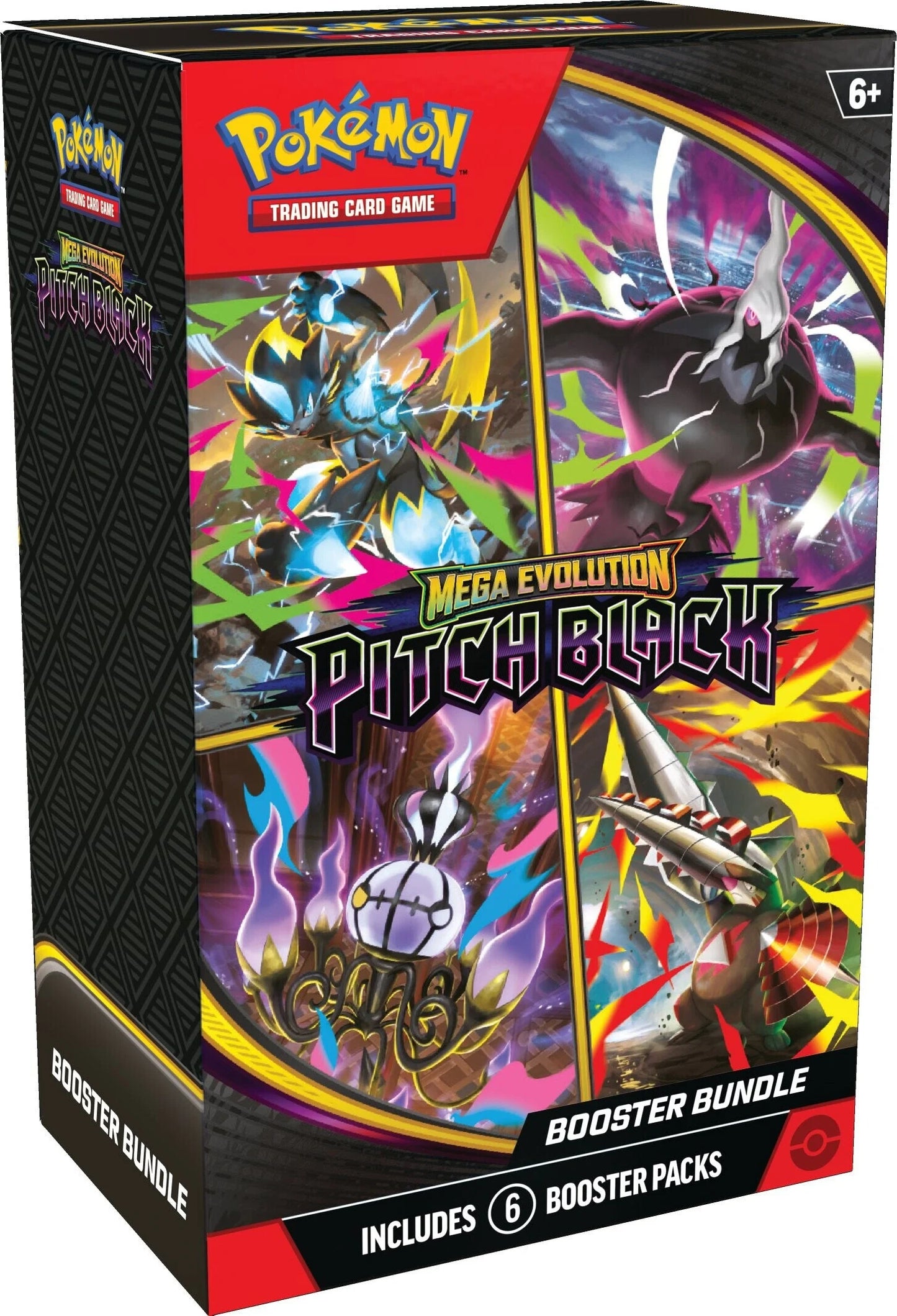 (Preorder) Pokémon TCG - Mega Evolution - Pitch Black - Booster bundle  (July 17th)