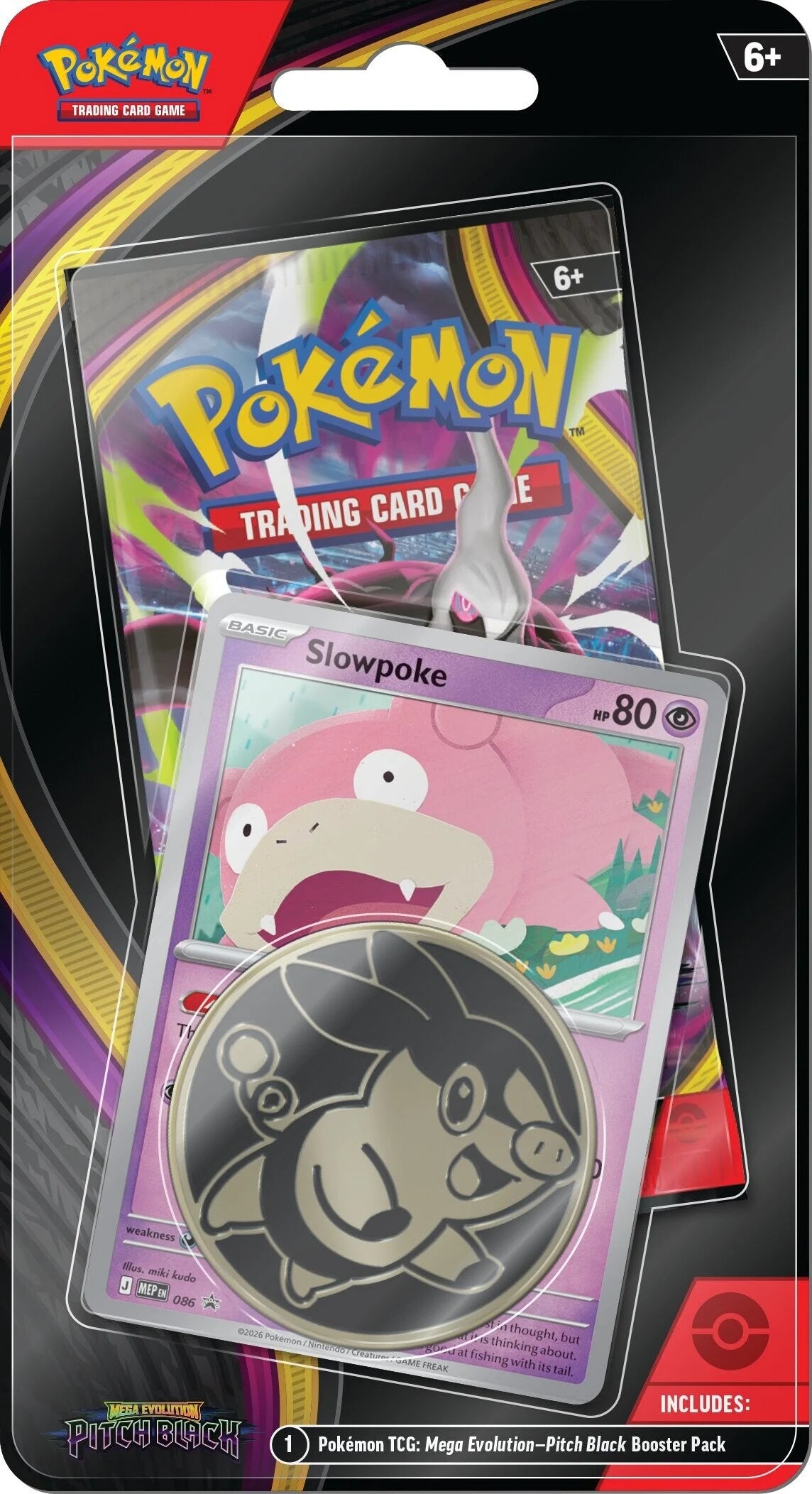 (Preorder) Pokémon TCG - Mega Evolution - Pitch Black - Checklane Blister Pack Bundle (set of 2) (July 17th)