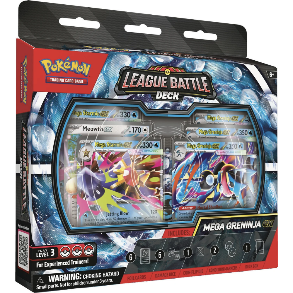 [PREORDER] Pokémon TCG - Mega Evolution - Mega Greninja ex League Battle Deck - 2026-11-13