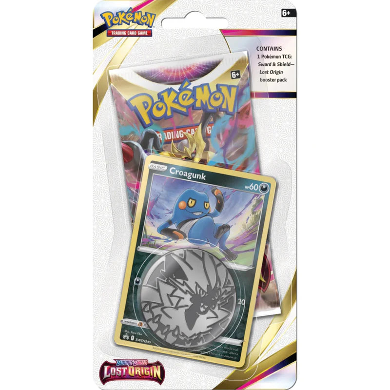 Pokémon TCG - Sword & Shield - Lost Origin - Checklane Blister Pack (Croagunk)