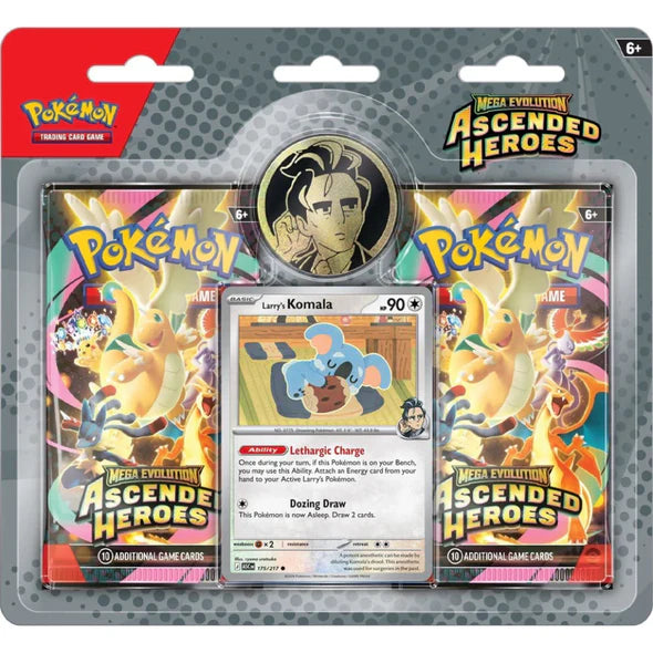 Pokémon TCG - Mega Evolution - Ascended Heroes -  2 Packs Blister