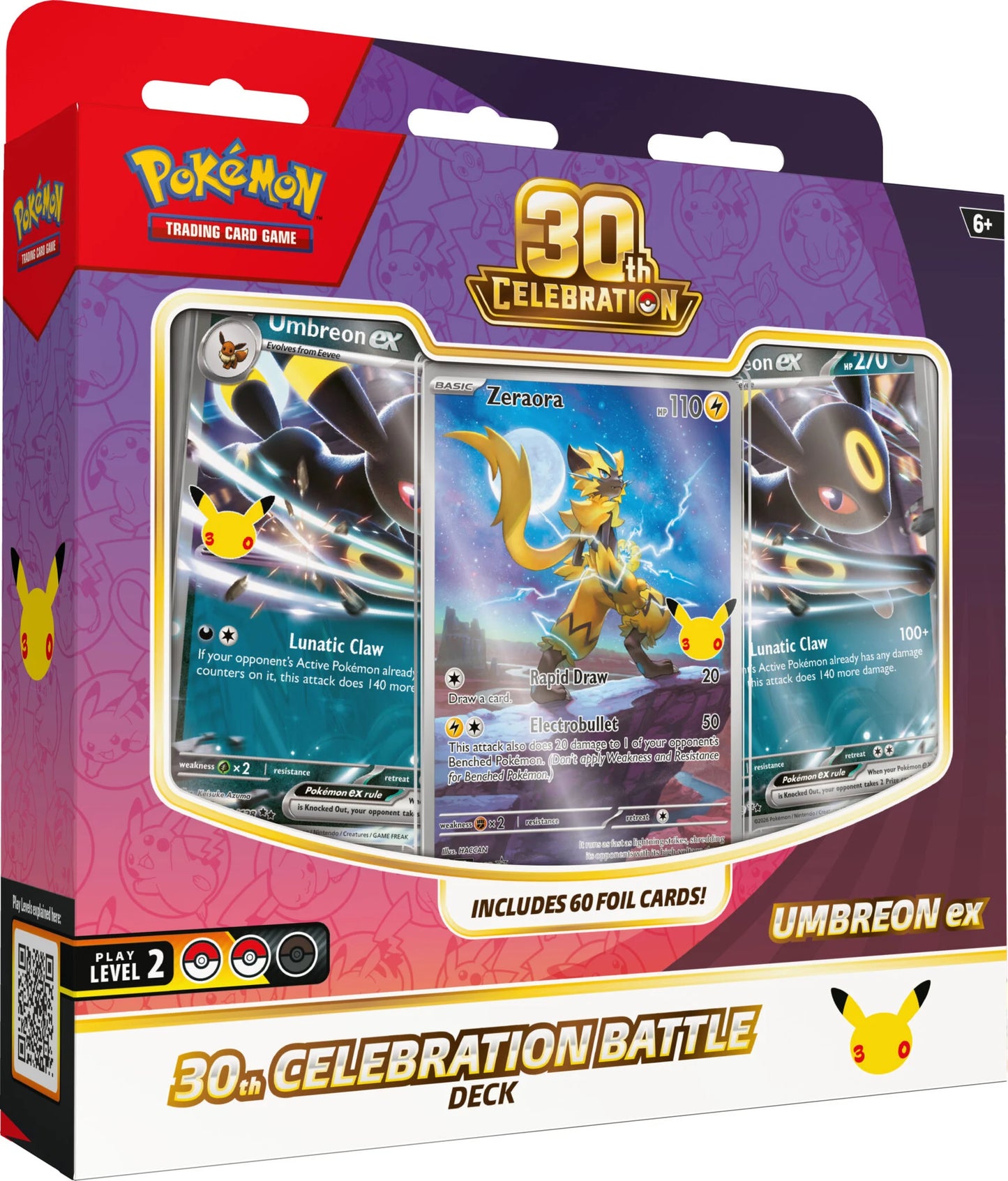 Pokémon TCG - 30th Celebration - Umbreon ex Battle Deck (Pre-Order Oct 30 2026)