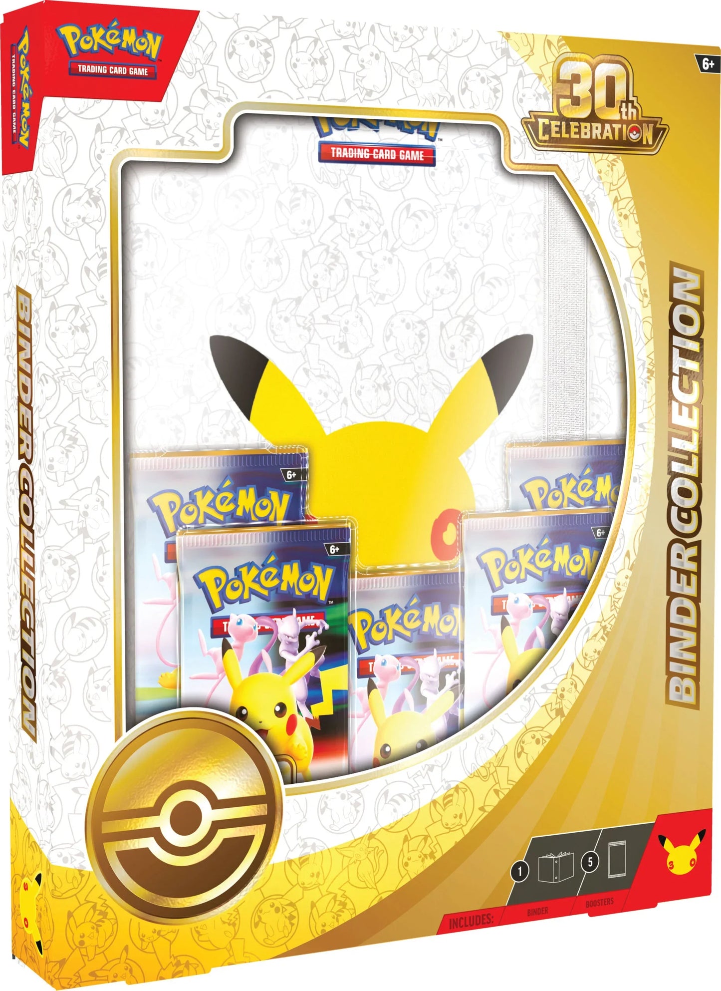 (Preorder) Pokémon TCG - Mega Evolution - 30th Celebration - Binder Collection Sealed Case of 6 (Release Mid November 2026) Wave 2