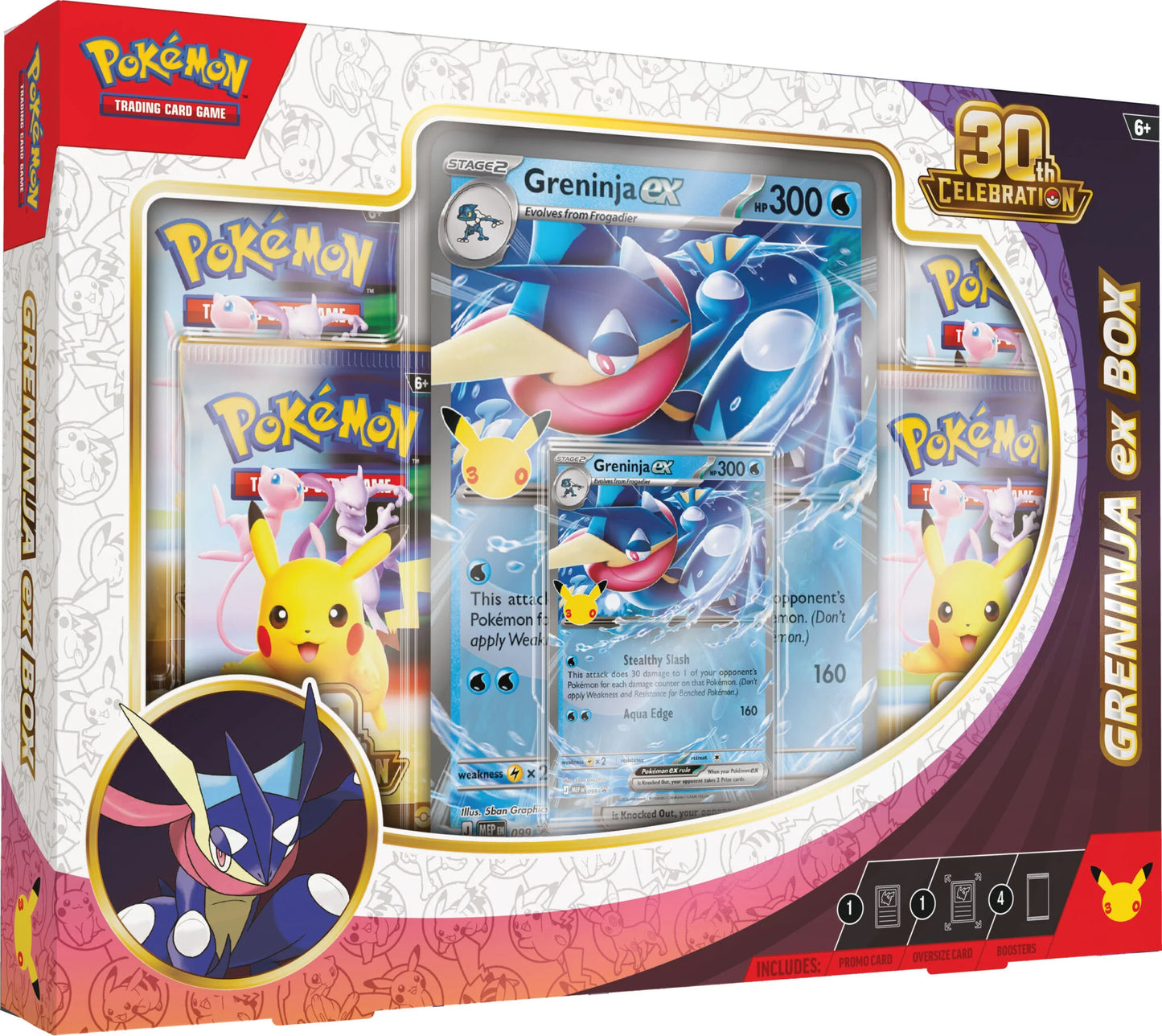 Pokémon TCG - 30th Celebration - Greninja ex Box (Pre-Order Sep 16 2026)