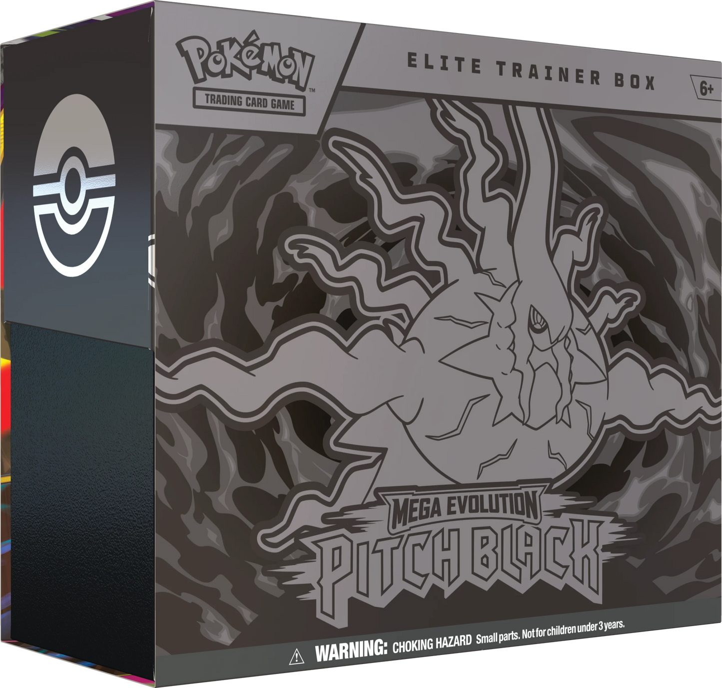 (Preorder) Pokémon TCG - Mega Evolution - Pitch Black - Elite Trainer Box + Lockbox Acrylic Case (July 31st) (Wave 2)
