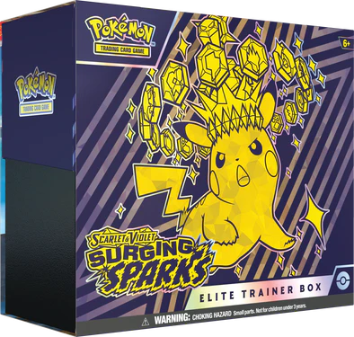 Pokémon TCG - Scarlet & Violet - Surging Sparks - Elite Trainer Box Sealed Case of 10