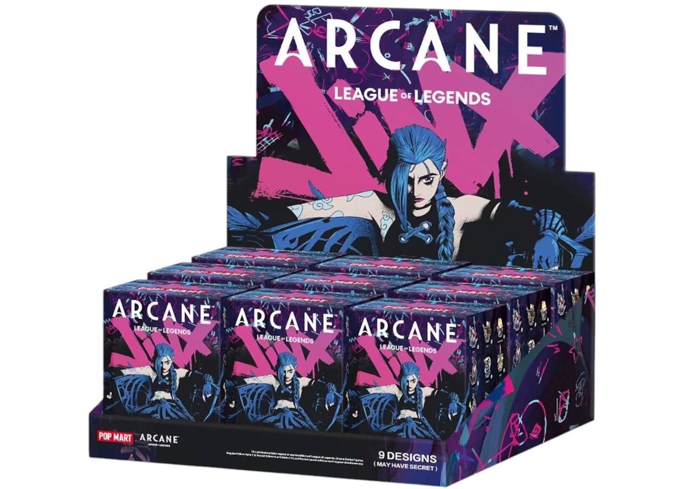 Pop Mart League of Legends - Arcane Blind Box (1 complete case)