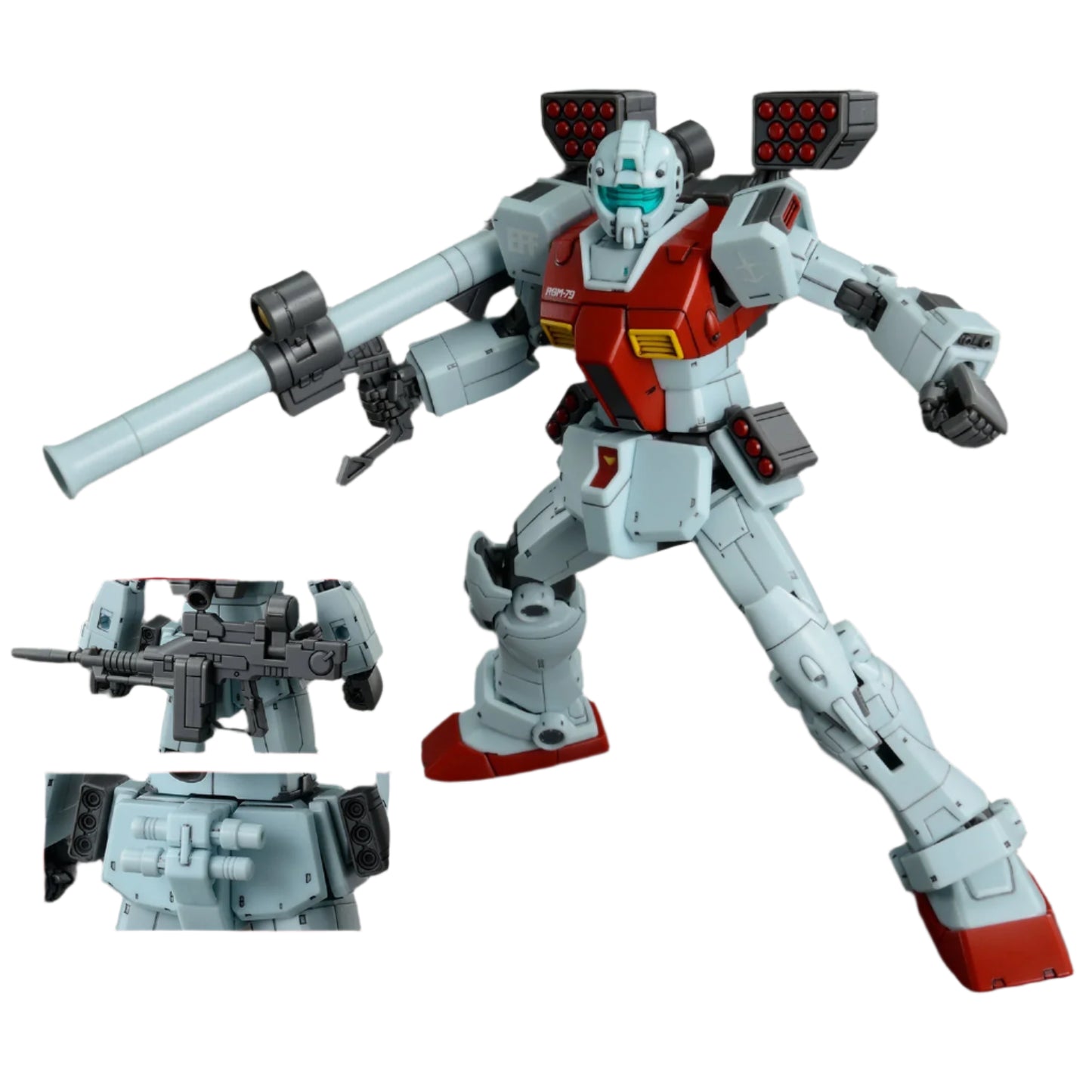 HG 1/144 GM (Shoulder Cannon / Missle Pod) "Mobile Suit Gundam Mobile Suit Discovery"