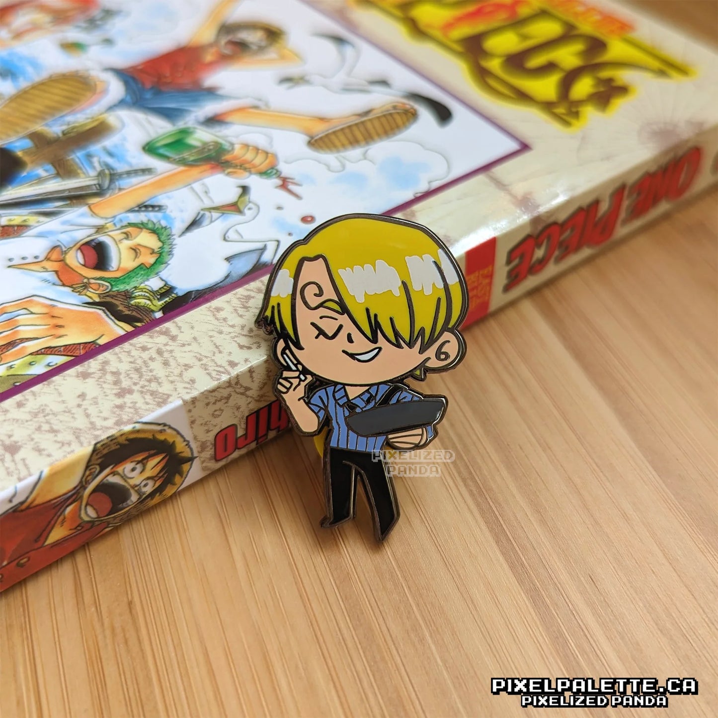 Sanji Pin (Pixelized Panda)