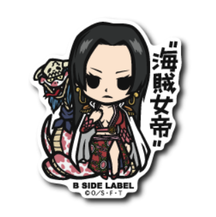 One Piece B-SIDE LABEL small Sticker Boa Hancock