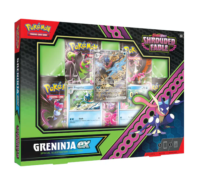 Scarlet And Violet Shrouded Fable Greninja ex Special Illustration Collection