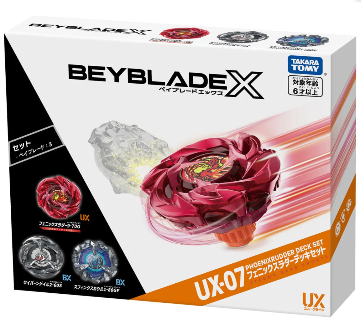 BEYBLADE X UX-07 Phoenix Ladder Deck Set