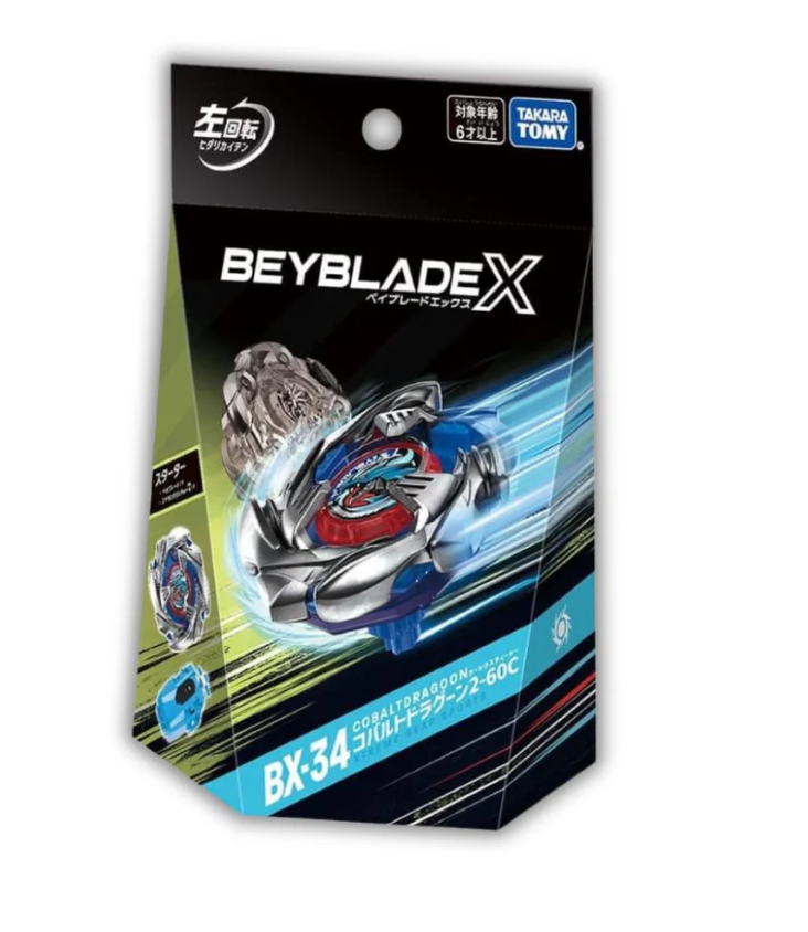 BEYBLADEX BX-34 Cobalt Dragoon 2-60C