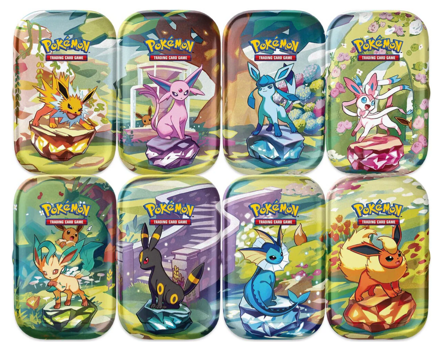 Pokémon TCG - Scarlet & Violet - Prismatic Evolutions - Mini Tin Display (8pcs)