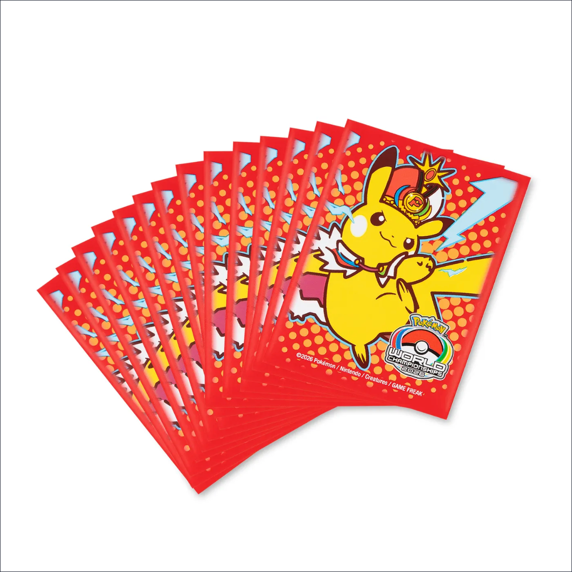 Pokemon 2026 Worlds Card Sleeves 65 count - Worlds