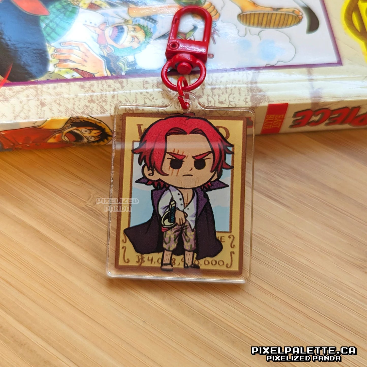 Shanks Acrylic Keychain (Pixelized Panda)