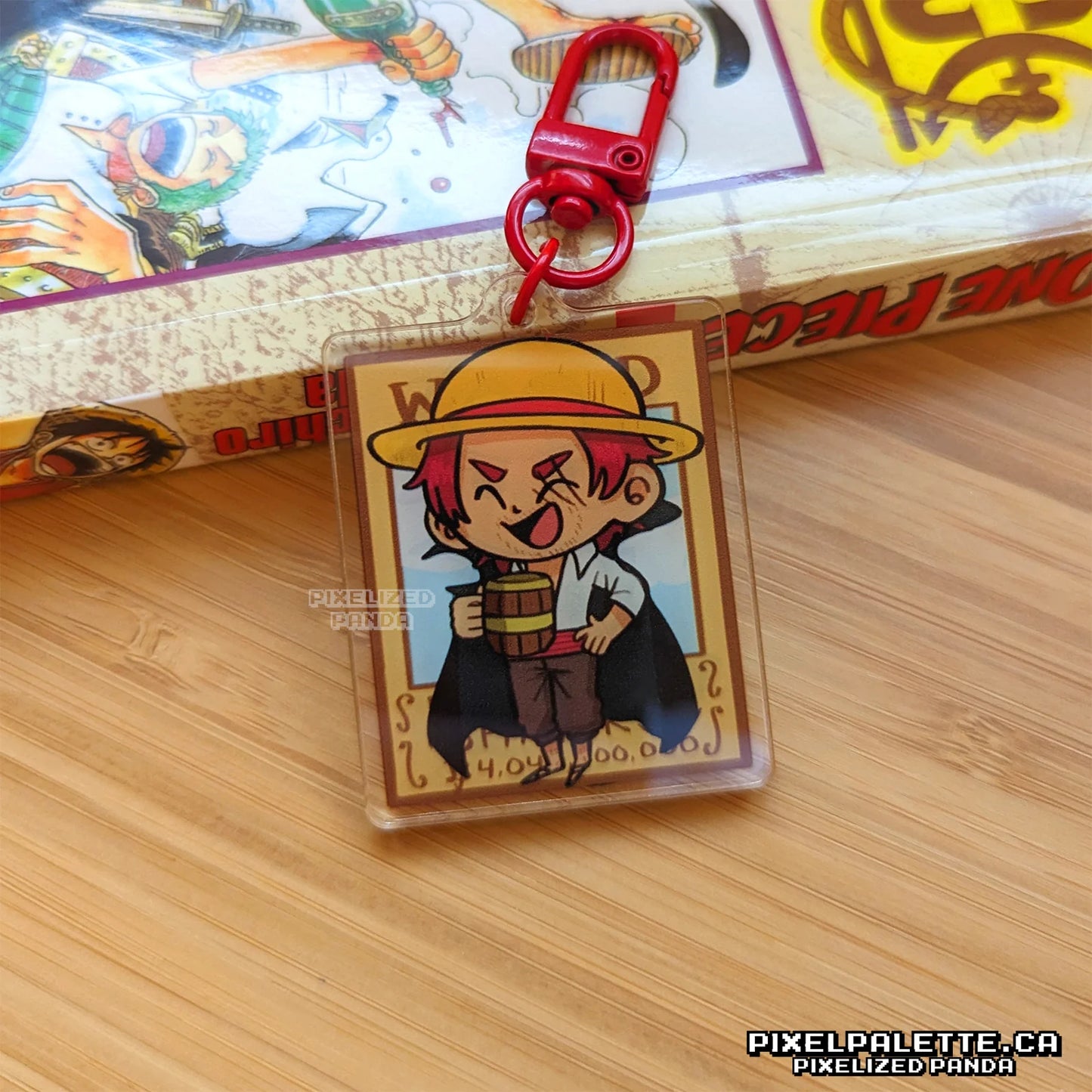 Shanks Acrylic Keychain (Pixelized Panda)