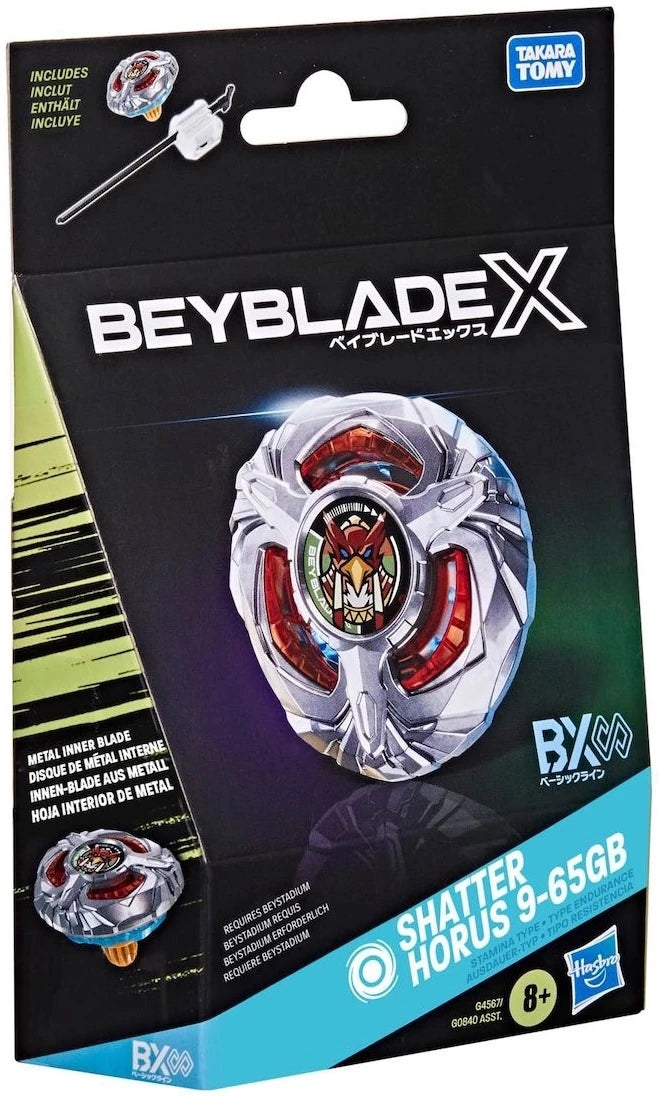 [PREORDER] (Hasbro) Beyblade X - Starter Pack Shatter Horus 9-65GB - TBD