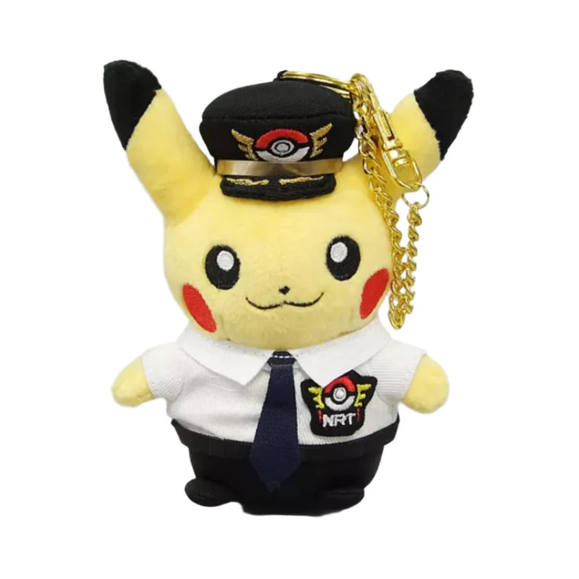 Pokemon Narita Airport Pikachu Plush Keychain Ver. 3 (Pokemon Center Japan)