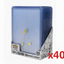 Pokemon TCG - Ultra Pro - 3''x 4'' Pikachu Toploader & Sleeves Sealed Case of 40 (25pcs)