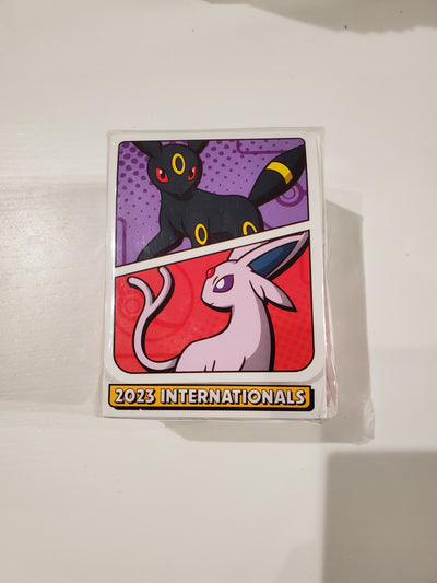 Pokemon 2023 internationals eevee deck box